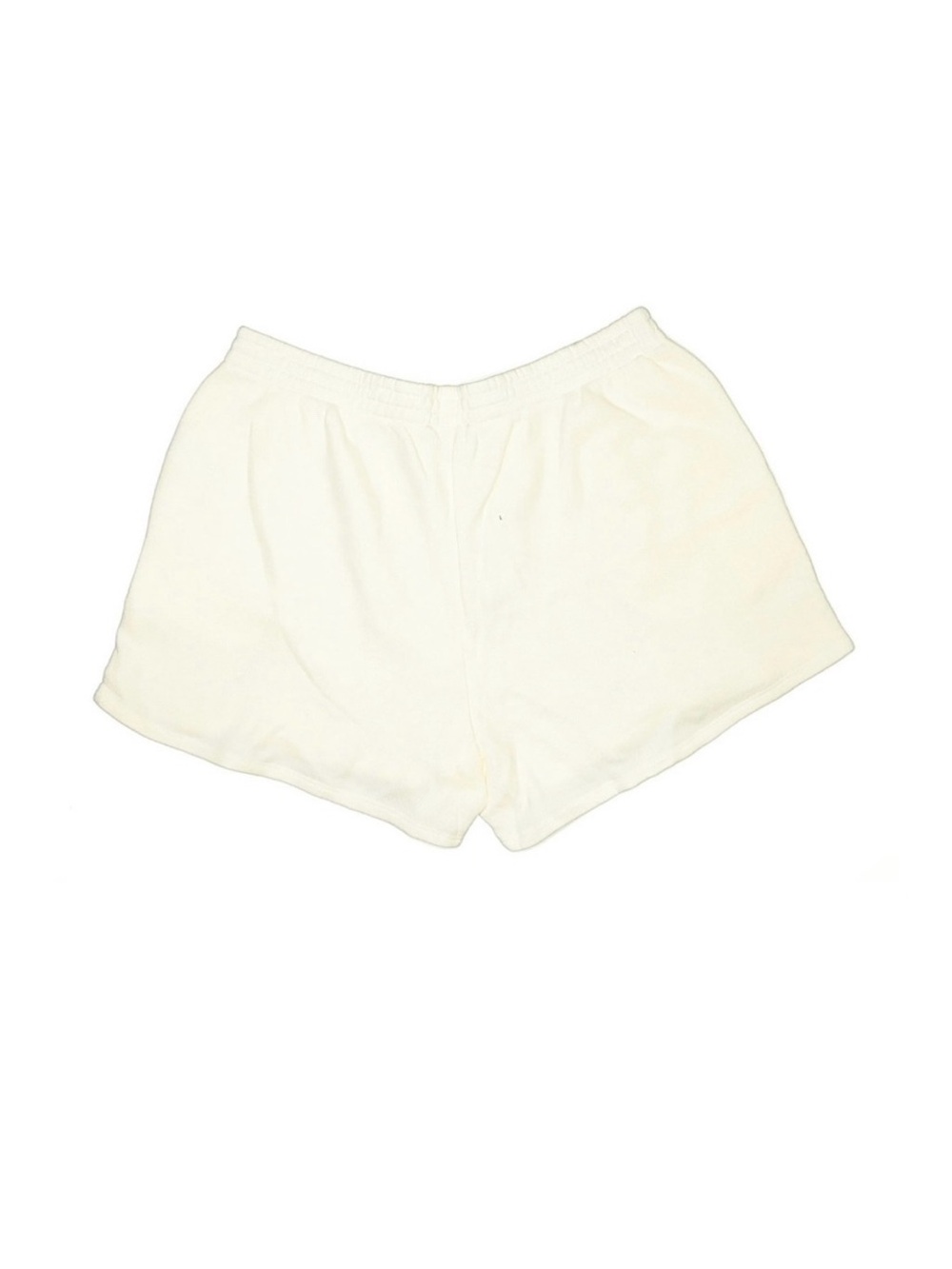 J.Crew XL White Cream Pull On Cotton Shorts NWT Casual Summer Lounge - Picture 2 of 4